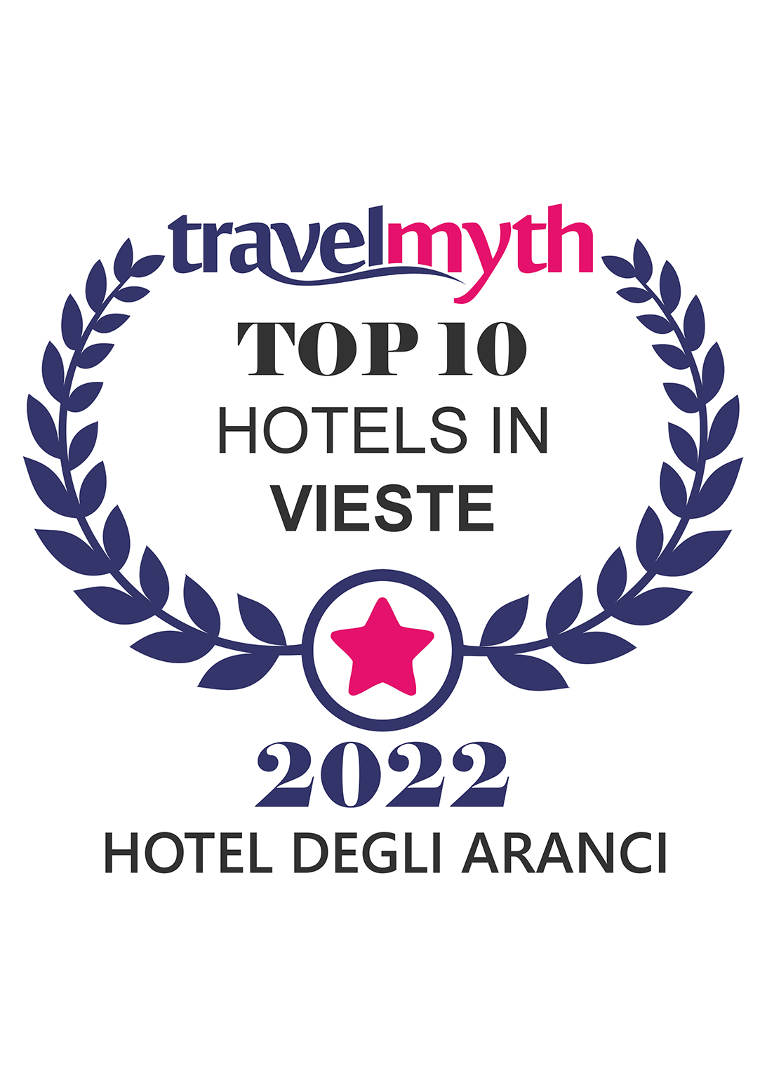 Hotel Degli Aranci Vieste TRAVELMYTH award